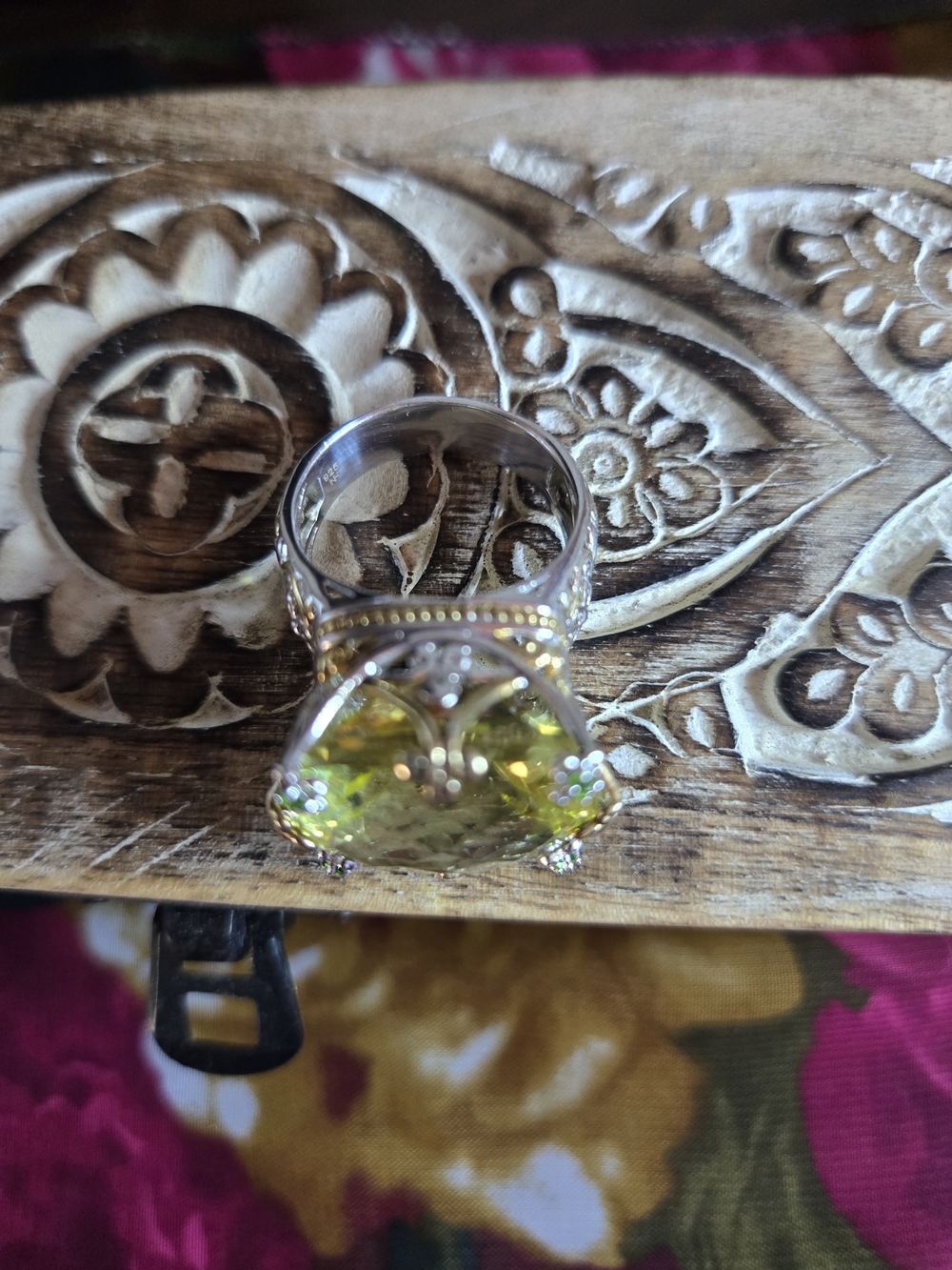 Michael Valitutti Size 10 Lemon Quartz Ring - Picture 9 of 11